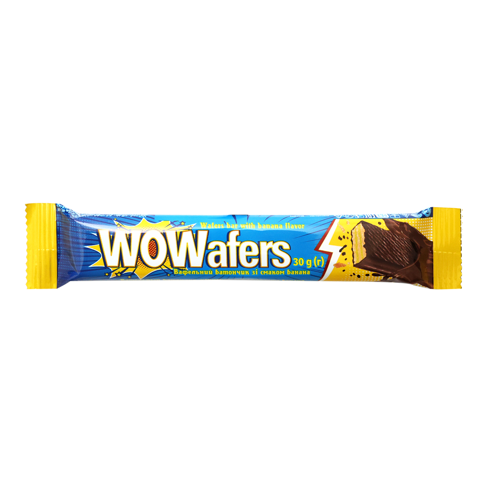 Wafers Bar Wow with Banana – Pack – 1.06 oz (30 gr)